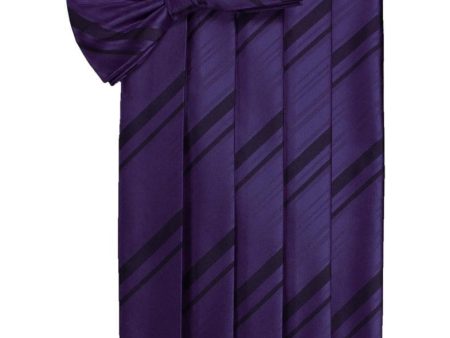 Amethyst Kids Striped Satin Cummerbund on Sale