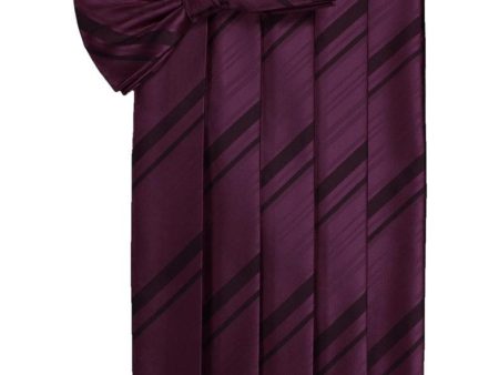 Berry Kids Striped Satin Cummerbund Cheap