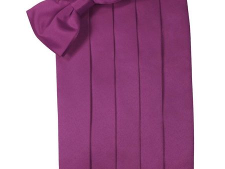 Sangria Luxury Kids Satin Cummerbund Online now