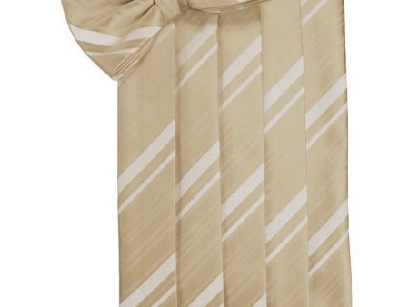 Golden Kids Striped Satin Cummerbund For Cheap