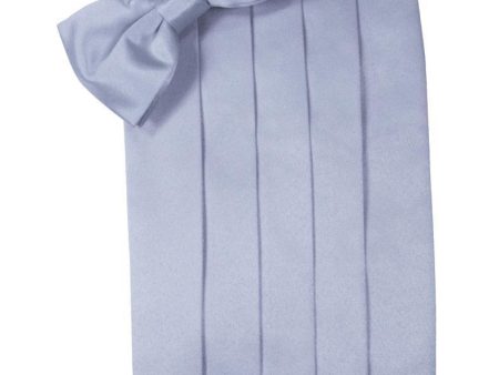 Periwinkle Luxury Kids Satin Cummerbund Online