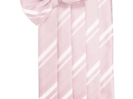 Pink Kids Striped Satin Cummerbund Online Sale