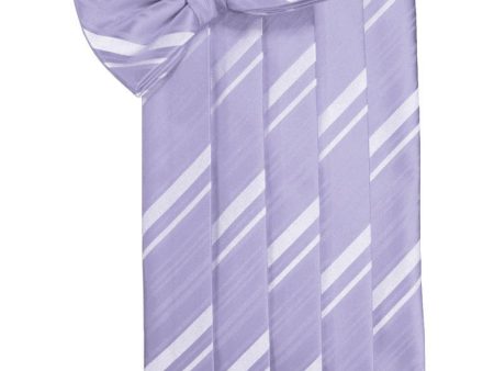 Periwinkle Kids Striped Satin Cummerbund Online Sale