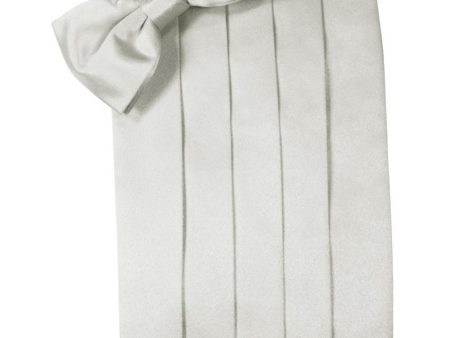 Platinum Luxury Kids Satin Cummerbund For Sale