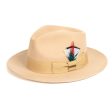 Tan Fedora 100% Australian Wool Crushable Hat Sale