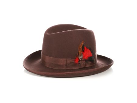 Brown 100% Australian Wool Godfather Hat Sale