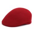 Red Premium Wool English Hat Cheap