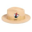 Tan Fedora 100% Australian Wool Crushable Hat Sale