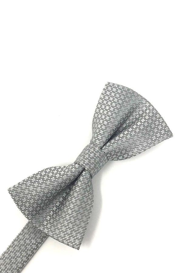 Grey Regal Kids Bow Tie Online Hot Sale