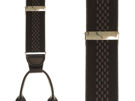 Black Regency  Suspenders For Discount