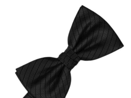 Black Palermo Kids Bow Tie on Sale