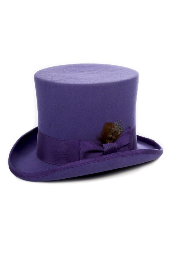 Ultra Violet Premium Wool Top Hat Online