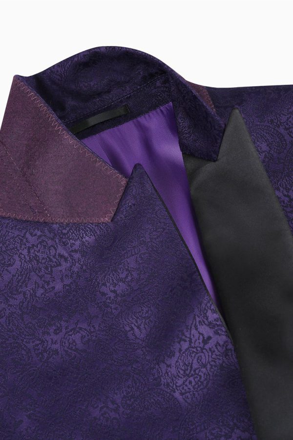 Hugo  Purple Tuxedo Jacket (Separates) Hot on Sale