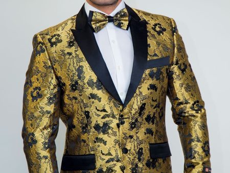 Amsterdam  Gold Tuxedo Jacket (Separates) Online now