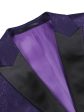 Hugo  Purple Tuxedo Jacket (Separates) Hot on Sale