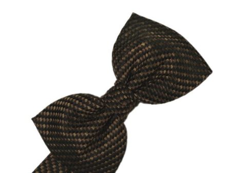 Chocolate Venetian Kids Bow Tie Online