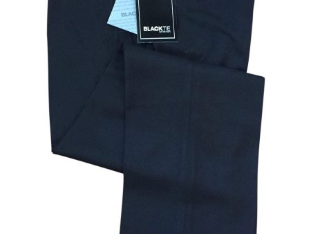 Bradley  Black Luxury Wool Blend Suit Pants For Discount