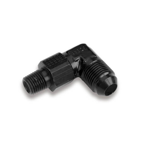 Earls 90 Degree -12 AN Male to 1 2  NPT Male Swivel Supply