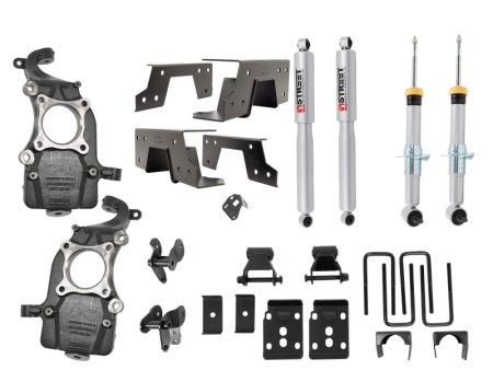 Belltech 2021+ Ford F-150 2WD 2-5.5in Front 6.5in Rear Complete Lower Kit with SP Shocks Online Sale